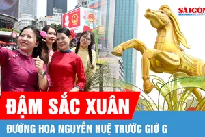 Không khí tết ở Đường hoa Nguyễn Huệ và Lễ hội Đường sách đang tăng dần