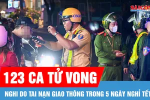 123 ca tử vong nghi do tai nạn giao thông trong 5 ngày nghỉ tết