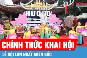 Hàng ngàn người dự lễ khai hội lớn nhất miền Bắc 
