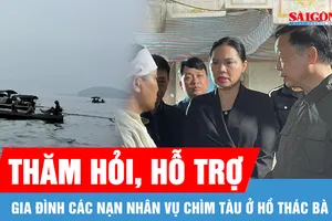 Vụ chìm tàu ở hồ Thác Bà: Phó Thủ tướng Trần Hồng Hà thăm hỏi gia đình các nạn nhân