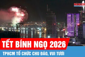 TPHCM tổ chức Tết Bính Ngọ 2026 chu đáo, người dân vui xuân trọn vẹn