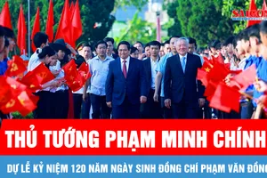 Thủ tướng Phạm Minh Chính dự Lễ kỷ niệm 120 năm Ngày sinh đồng chí Phạm Văn Đồng
