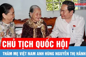 Chủ tịch Quốc hội Trần Thanh Mẫn thăm Mẹ Việt Nam Anh hùng Nguyễn Thị Hảnh