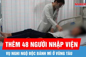 Thêm 48 người nhập viện trong vụ nghi ngộ độc liên quan bánh mì ở Vũng Tàu