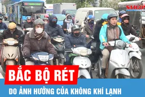 Miền Bắc giảm 3-7 độ C, gió giật cấp 8 trên vịnh Bắc bộ