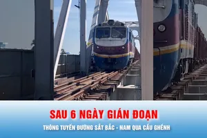 Podcast bản tin trưa 11-3: Thông tuyến đường sắt Bắc - Nam qua cầu Ghềnh sau 6 ngày gián đoạn