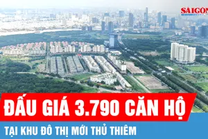 Tháng 5-2026, đấu giá 3.790 căn hộ tại Khu đô thị mới Thủ Thiêm