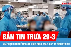 Bản tin trưa 29-3: Bộ Y tế thông tin về biến thể mới của virus SARS-CoV-2