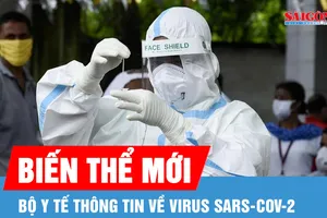 Xuất hiện biến thể mới của virus SARS-CoV-2, Bộ Y tế thông tin gì?