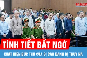 Xét xử vụ án xảy ra tại Bộ NT-PTNT trước đây, xuất hiện bức thư của bị cáo bị truy nã