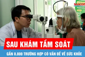 TPHCM: Sau khám tầm soát, gần 8.800 trường hợp có vấn đề về sức khỏe