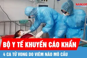 4 ca tử vong do viêm não mô cầu, Bộ Y tế khuyến cáo khẩn