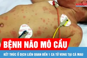 Kết thúc ổ dịch bệnh não mô cầu liên quan đến 1 ca tử vong ở Cà Mau