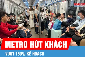 Metro hút khách, vượt 150% kế hoạch ngày 30-4