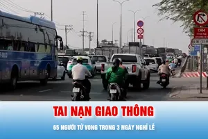 Podcast bản tin tối 2-5: Trong 3 ngày nghỉ lễ, 65 người tử vong vì tai nạn giao thông