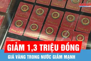 Giá vàng trong nước đi ngược chiều vàng thế giới