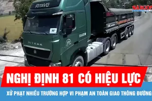 Xử phạt nhiều trường hợp vi phạm an toàn giao thông đường sắt trong ngày đầu nghị định mới có hiệu lực