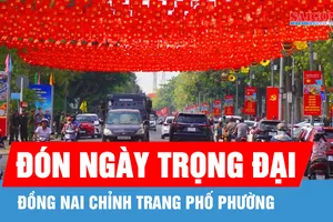 Đồng Nai chỉnh trang phố phường chào đón ngày trọng đại