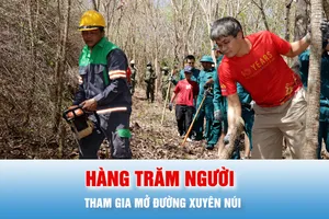 Podcast bản tin chiều 23-5: Hàng trăm người tham gia mở đường xuyên núi Lớn - Vũng Tàu