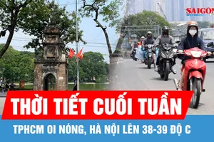 TPHCM oi nóng, có thể lên 36 độ C vào buổi trưa và chiều