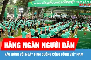 Hàng ngàn người dân được tư vấn miễn phí tại Ngày Dinh dưỡng cộng đồng Việt Nam 