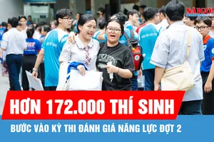 Hơn 172.000 thí sinh bước vào kỳ thi Đánh giá năng lực đợt 2
