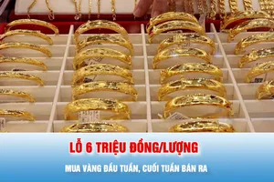 Podcast tin trưa 30-5: Mua vàng đầu tuần, cuối tuần bán ra lỗ ngay 6 triệu đồng/lượng