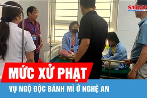 Vụ ngộ độc bánh mì ở Nghệ An: Phạt 80 triệu đồng và đình chỉ 2 cơ sở