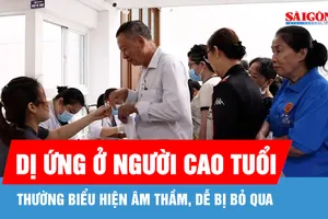 Dị ứng ở người cao tuổi thường biểu hiện âm thầm, dễ bị bỏ qua