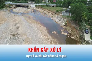 Podcast bản tin chiều 3-6: TP Huế: Khẩn cấp xử lý sạt lở và bồi lấp sông Tả Trạch