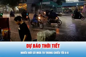 Podcast bản tin tối 6-6: Dự báo nhiều nơi có mưa to trong chiều tối 6-6