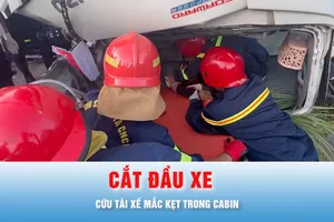 Podcast bản tin trưa 15-6: Cắt đầu xe, cứu tài xế mắc kẹt trong cabin