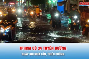 Podcast bản tin trưa 26-6: TPHCM có 34 tuyến đường ngập khi mưa lớn, triều cường