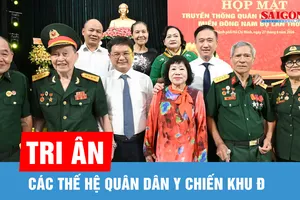 Tri ân các thế hệ quân dân y Chiến khu Đ