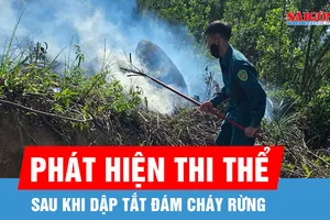 Phát hiện thi thể người đàn ông sau khi dập tắt đám cháy rừng