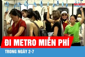 Ngày 2-7, hành khách đi Metro Bến Thành - Suối Tiên miễn phí
