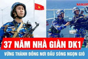 37 năm Nhà giàn DK1: Vững thành đồng nơi đầu sóng ngọn gió