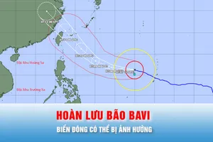 Podcast bản tin trưa 7-7: Hoàn lưu bão Bavi rất rộng, Biển Đông có thể bị ảnh hưởng