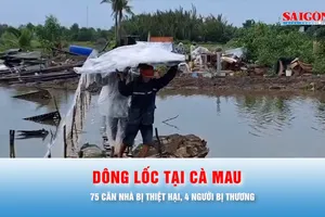 Podcast bản tin thời sự 13-7: Cà Mau: Dông lốc làm thiệt hại 75 căn nhà, 4 người bị thương