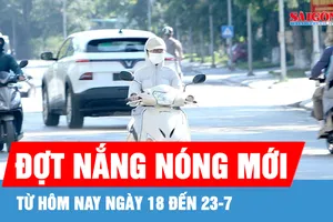 Từ hôm nay 18-7, Trung bộ có đợt nắng nóng mới