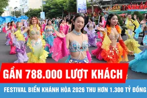 Festival Biển Khánh Hòa 2026 thu hơn 1.300 tỷ đồng 
