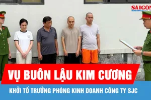 Vụ buôn lậu kim cương: Khởi tố Trưởng phòng Kinh doanh Công ty SJC
