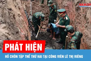 Phát hiện hố chôn tập thể thứ hai tại Công viên Lê Thị Riêng