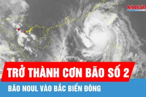 Bão NOUL vào Bắc Biển Đông, trở thành cơn bão số 2