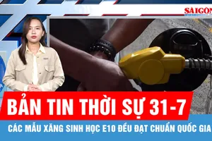 Bản tin thời sự 31-7: Các mẫu xăng sinh học E10 đều đạt chuẩn quốc gia
