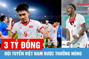 Đội tuyển Việt Nam được thưởng nóng sau trận thắng Indonesia