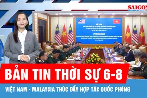 Bản tin thời sự 6-8: Đại tướng Phan Văn Giang hội đàm Bộ trưởng Bộ Quốc phòng Malaysia