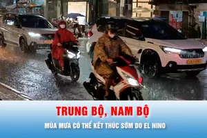 Mùa mưa có thể kết thúc sớm do El Niño