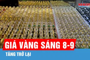 Sáng nay, giá vàng đảo chiều tăng