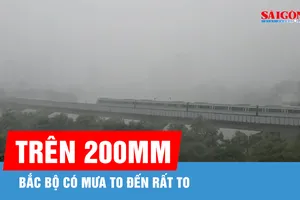 Dự báo ngày mai 16-9, Bắc bộ có mưa to đến rất to